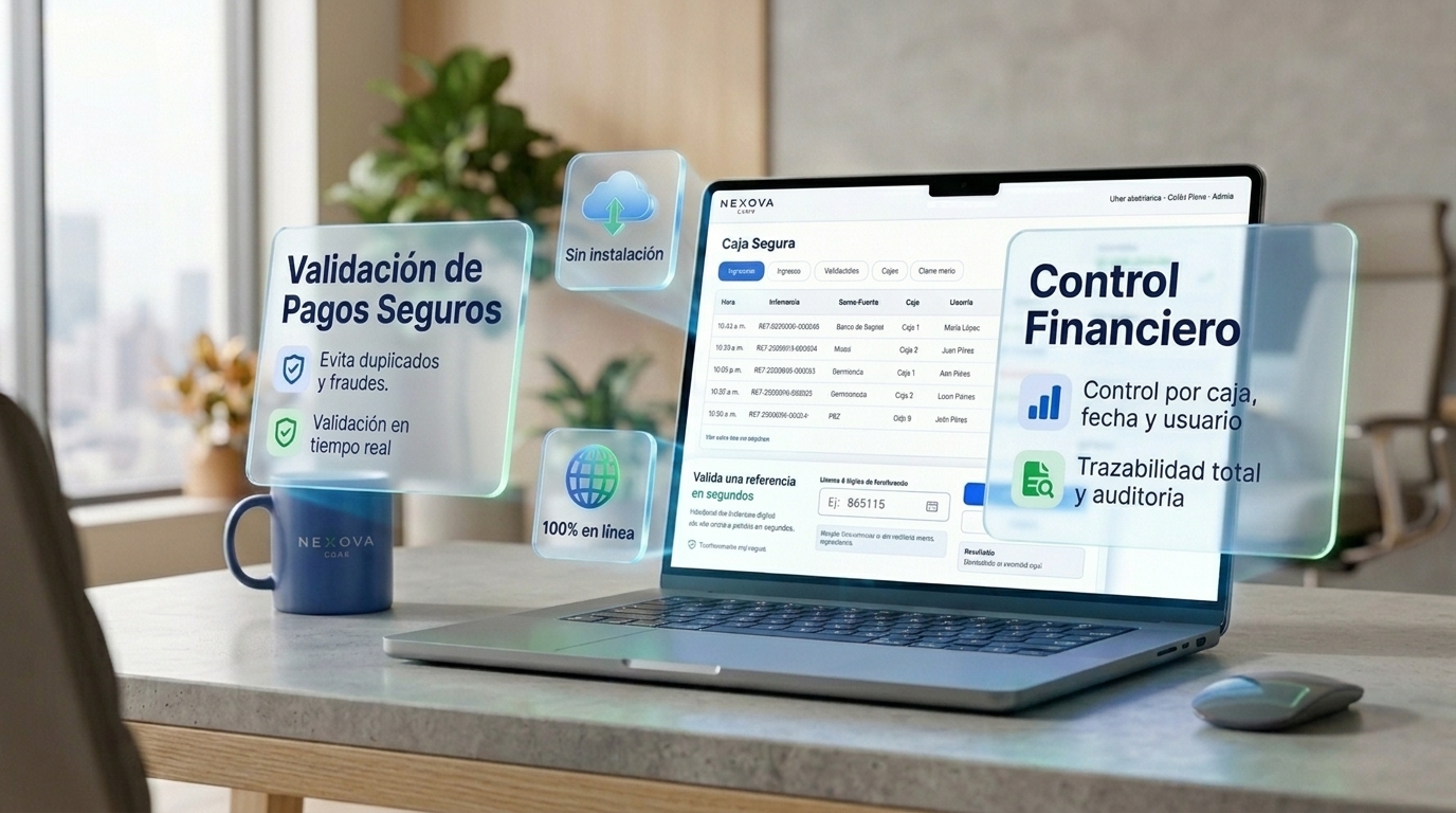 Caja Segura muestra validaciones, trazabilidad y control operativo